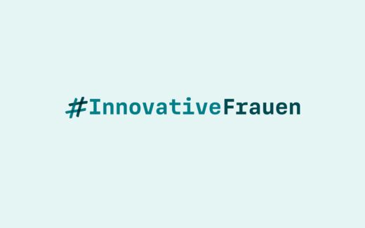 Signet der Plattform #InnovativeFrauen